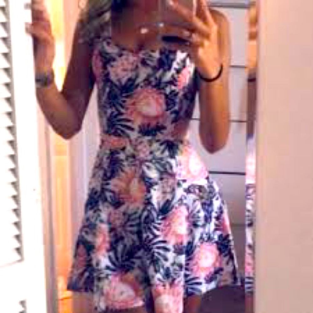 Divided Summer Skater Dress